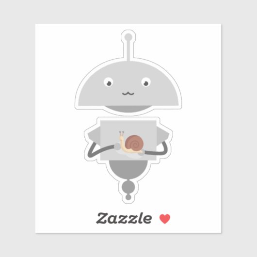 Mia Schnecke Aufkleber (Blatt)