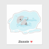 Mia Schwimmen Aufkleber (Blatt)