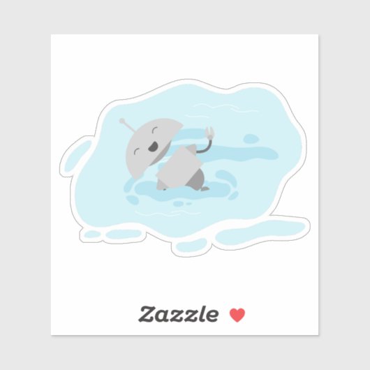 Mia Schwimmen Aufkleber (Blatt)