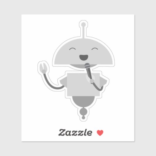 Mia singt aufkleber (Blatt)