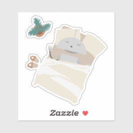 Mia Sleeping Aufkleber