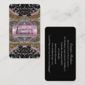 Mia Splashforze elegante Perle Visitenkarte (Vorne/Hinten)