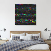 Mia Text Design I Wrapped Canvas Leinwanddruck (Insitu (Schlafzimmer))