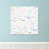 Mia Text Design II Wrapped Canvas Leinwanddruck (Insitu (Holzboden))