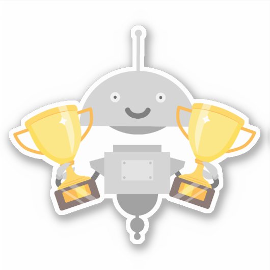 Mia-Trophäe 2 Aufkleber (Vorderseite)