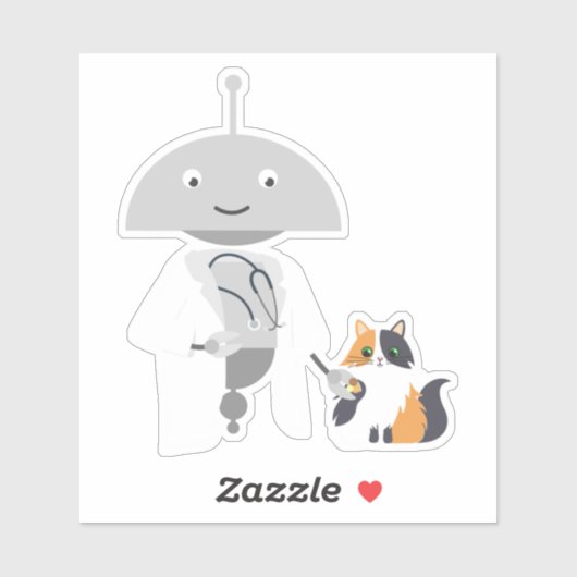 Mia vet aufkleber (Blatt)