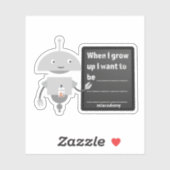 Mia - "Wenn ich groß bin..." Aufkleber (Blatt)