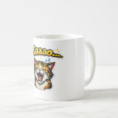 Miaaao... | Sleepy Cat Coffee Mug Kaffeetasse (VorderseiteRechts)