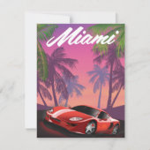 Miami 1990er Jahre Sportwagen (Vorderseite)