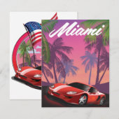 Miami 1990er Jahre Sportwagen (Vorne/Hinten)