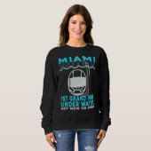 Miami 2060 Erster Großpreis jetzt oder in den USA Sweatshirt (Vorne ganz)