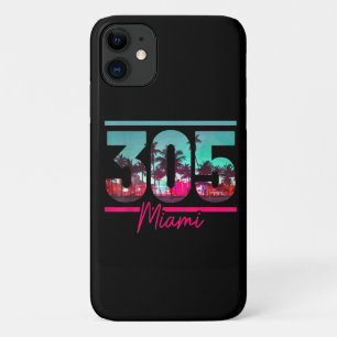Miami 305 Vorwahl Florida Vintage Palmen Stolz Case-Mate iPhone Hülle