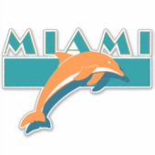 MIAMI 80ER AUFKLEBER (Vorderseite)