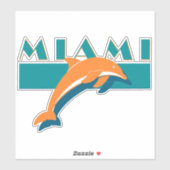 MIAMI 80ER AUFKLEBER (Blatt)