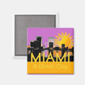 MIAMI A Great City Magnet (Vorderseite/Rückseite)