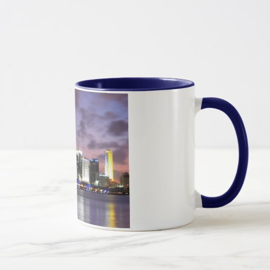 Miami-Abendskyline-Kaffee-Tasse Tasse (Rechts)