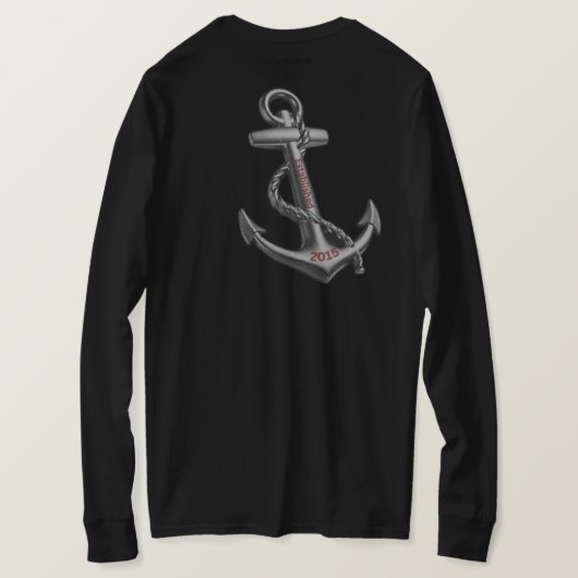 Miami Anni Long ärmeliger T - Shirt (Design Rückseite)