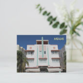 Miami Art Deco Postcard 7 Postkarte (Stehend Vorderseite)