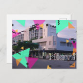 Miami art deco postkarte (Vorne/Hinten)