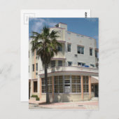 Miami Art Deco Postkarte (Vorne/Hinten)