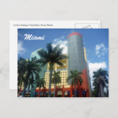 Miami Art Deko Postkarte (Vorne/Hinten)