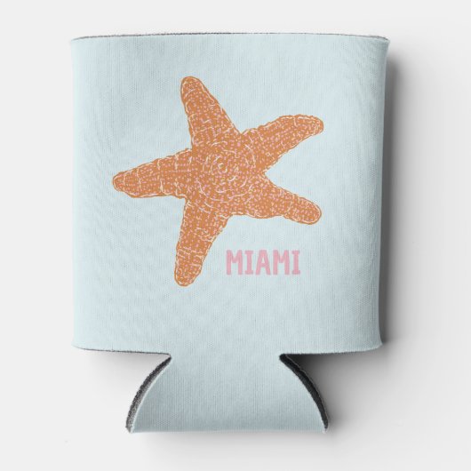 Miami Bachelorette Can Cooler Dosenkühler (Vorderseite)