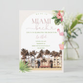 Miami Bachelorette Wochenende Einladung & Tour (Stehend Vorderseite)
