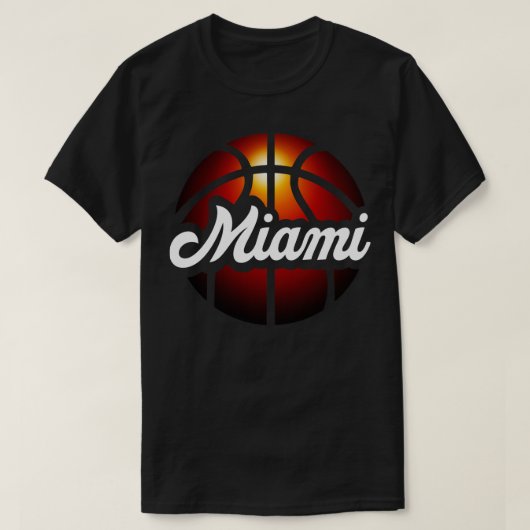 Miami Basketball T-Shirt (Design vorne)