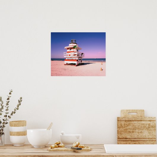 Miami Beach #01 Poster (Küche)