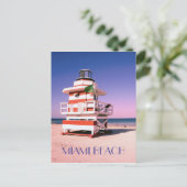 Miami Beach #01 Postkarte (Stehend Vorderseite)