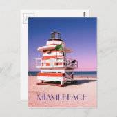 Miami Beach #01 Postkarte (Vorne/Hinten)