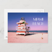 Miami Beach #01 Postkarte (Vorne/Hinten)