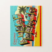 Miami Beach 11x14 Postkarte Puzzle (Vertikal)
