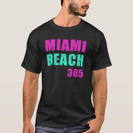 Miami Beach 305 T-Shirt (Vorderseite)