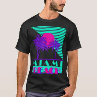 Miami Beach 80er Retro Logo Essential T - Shirt