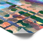 Miami Beach Art Deco Hotel Malerei 3 Poster (Ecke)