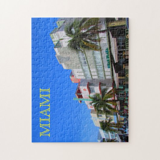 Miami Beach Art Deco Puzzle (Vertikal)