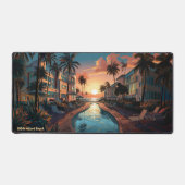 Miami Beach Art Deko Hotel in den 50er Jahren bei Schreibtischunterlage (Vorderseite)