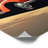 Miami Beach art Deko Hotel Vorderseite Airbrush Ar (Ecke)