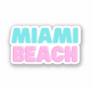 Miami Beach Aufkleber
