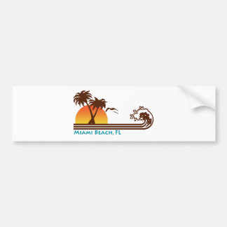 Miami Beach Autoaufkleber