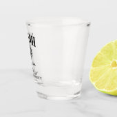 Miami Beach Bachelorette Custom Luxe Social Club Schnapsglas (Rechts)