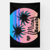 Miami Beach Banner (Vertikal)