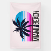 Miami Beach Banner (Vertikal)