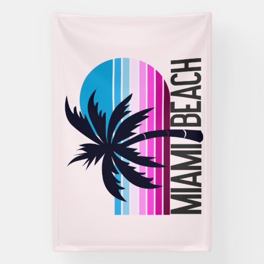 Miami Beach Banner (Vertikal)