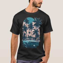 MIAMI beach Cars 8 T-Shirt