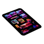 Miami Beach Collage Magnet (Rechte Seite)