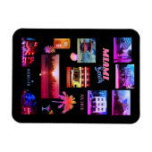Miami Beach Collage Magnet (Horizontal)