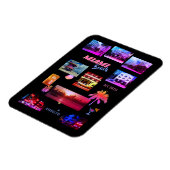 Miami Beach Collage Magnet (Linke Seite)