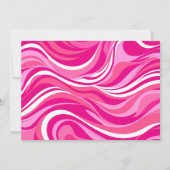 Miami Beach Doll Pink Girl Geburtstag Einladung (Rückseite)